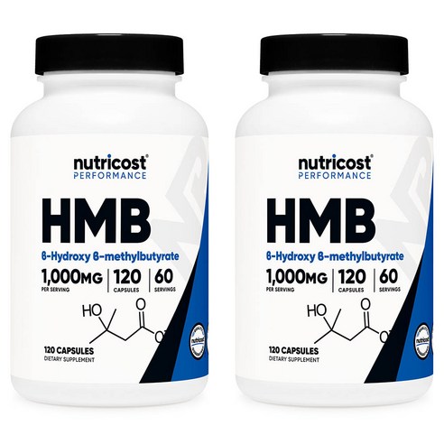 뉴트리코스트 HMB 1000mg, 2개, 120정