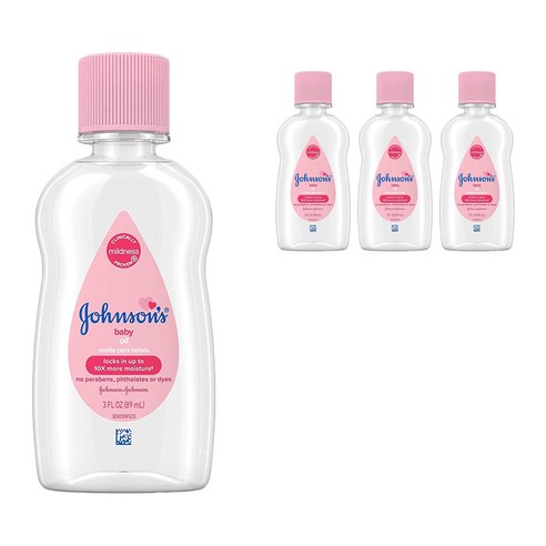 존슨즈베이비 오일, 88ml, 4개