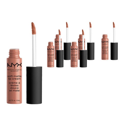 엔와이엑스 소프트 매트 립 크림 8ml, Abu Dhabi, 6개