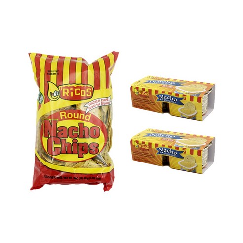 리코스 나쵸 칩 454g + 치즈 소스 100g x 4p 세트, 1세트