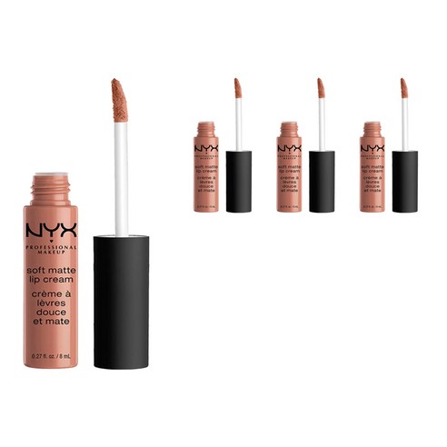 엔와이엑스 소프트 매트 립 크림 8ml, Abu Dhabi, 4개
