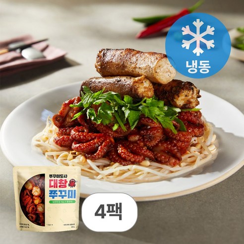 쭈꾸미도사 대창쭈꾸미볶음, 320g, 4개 - 냉동가공수산물 | 쿠팡