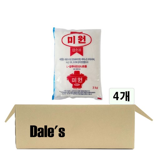 데일즈기획 대상 미원, 3kg, 4개