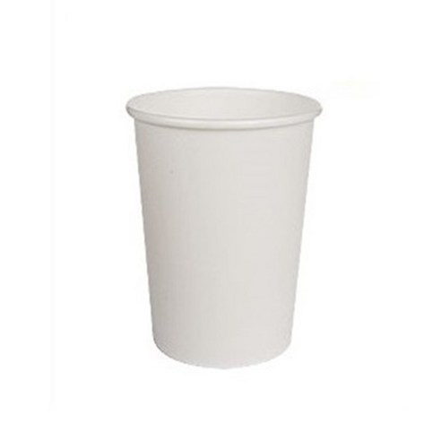 테이크아웃컵 일회용 음료 커피 약240ml 무지 종이컵 80파이 8온스(100개)1개, 1개