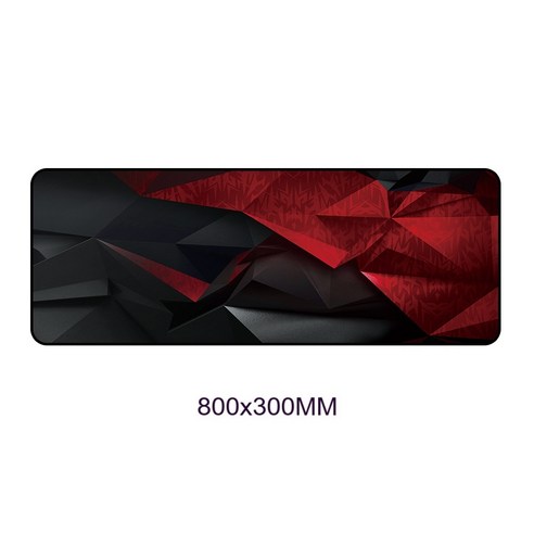YJQ 대형 800x300 2/3mm 게이머 데스크 패드 노트북 마우스 매트 게임용 마우스 패드 XL 마우스 패드 PC 컴퓨터 키보드 데스크 매트 액세서리 카펫, LX-024-80X30_2MM Thickness
