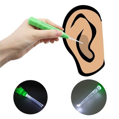 LED램프 안전귀이개 귀이게 귀후비개 귀청소 귀지파기 (WCA981C)