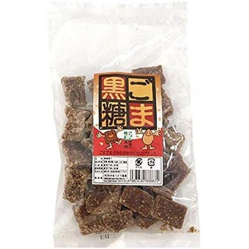 わかまつどう製菓 일본직구 참깨 흑설탕(가공) 140g 와카마쓰도 과자 오키나와 기념품 딱 좋은 구이를 차 과자로 사용(8봉지), 사이즈, 8개