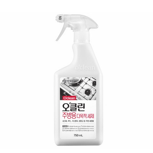 오클린 주방용 세정 스프레이, 750ml, 4개