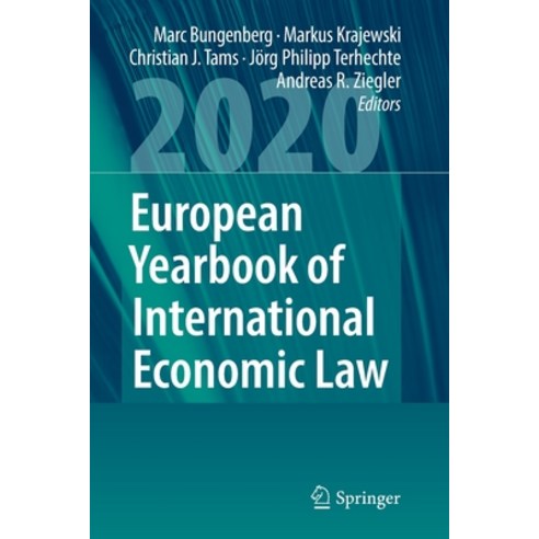 (영문도서) European Yearbook of International Economic Law 2020 Paperback, Springer, English, 9783030590734
