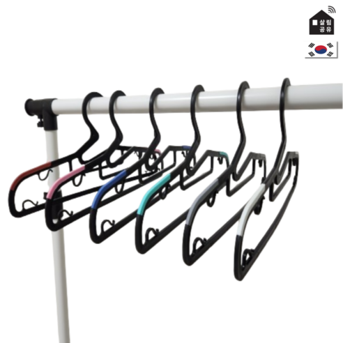 살림공유(30개 라운드 논슬립 옷걸이 미끄럼방지, 블루 30개, 30개