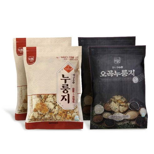 미식본가 오곡 파로 누룽지 530g 4팩 카무트 간편식, 530g, 4개