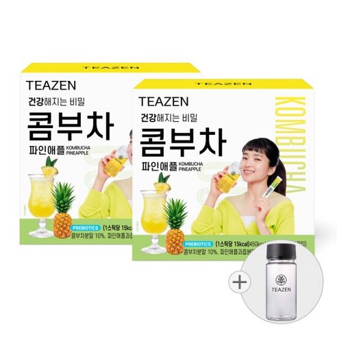 콤부차의 새로움을 경험하세요: 티젠 콤부차 파인애플