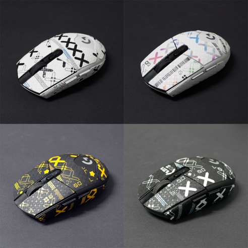 라나야 로지텍 마우스 그립테이프 G304 G102 풀커버, 1개, 옵티컬 화이트