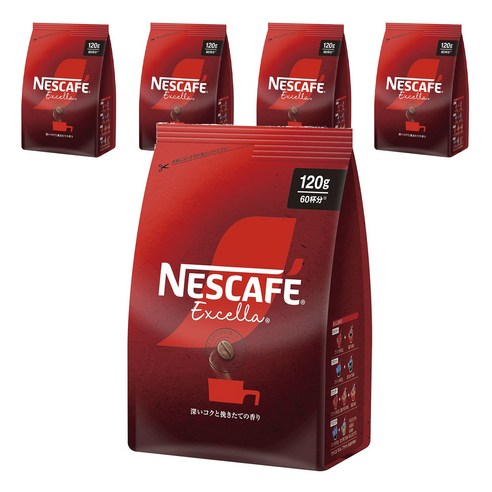 네스카페 엑셀라 스틱 카페라떼, 5개, 28개입, 7g