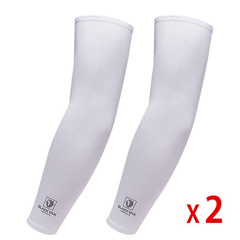 블랙야크 1+1 쿨토시 팔토시, 화이트+화이트, 2개