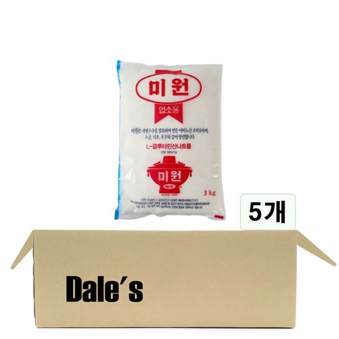 데일즈기획 대상 미원, 3kg, 5개