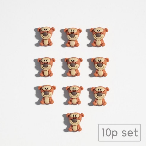 84x84 인테리어 소품 현관문 냉장고자석 마그네틱, 호랭이10p