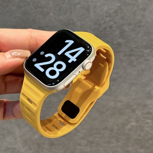 활력 넘치는 오렌지 컬러, Fegwilde 애플워치 스포츠 스트랩으로 당신의 개성을 표현하세요!