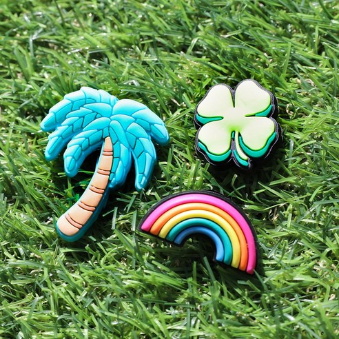 레츄 여름 슬리퍼 악세사리 호환 파츠 장식 세트