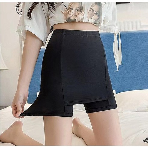 속치마바지 Y존 속바지 5부 속치마 반바지 여름 교복 원피스 체형 보정 커버