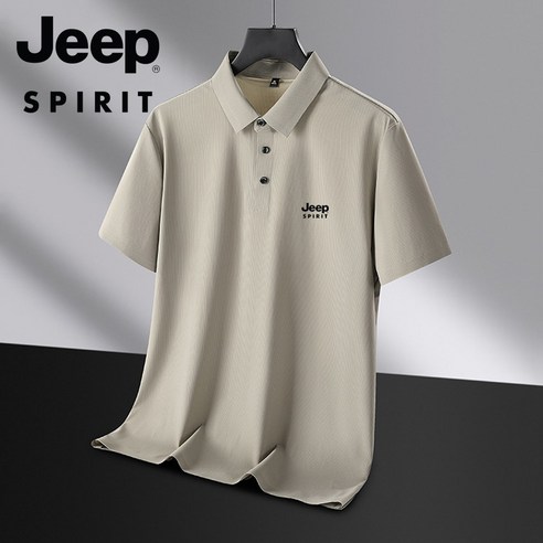 JEEP SPIRIT 남자 캐쥬얼 카라 티셔츠 남성 여름 반팔 패션 JP-6651