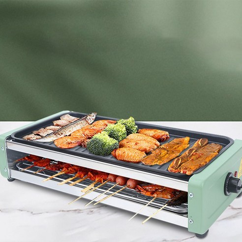 연기 걱정 없이 즐기는 맛있는 홈 BBQ, Sanmao 초대형 통구이 양면팬
