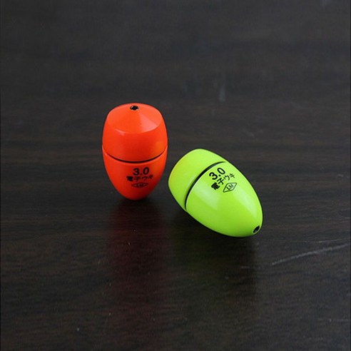 바다낚시 전자구멍찌 수중찌 주간 야간 전유동 순간수중찌, 1.5, 오렌지, 1개