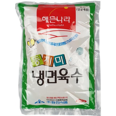 [푸드토스]동치미육수 동치미냉면육수 (345ml x 30봉) 해든나라 냉면육수 box 실온보관, 30개, 340ml