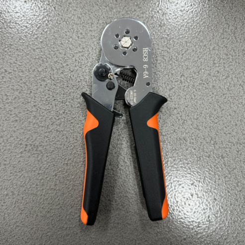 (제이케이) 펜홀압착기 6-6A 육각 0.06-6mm 페놀 펜홀 페롤 단자 핀터미널 단자 커넥터, 1개
