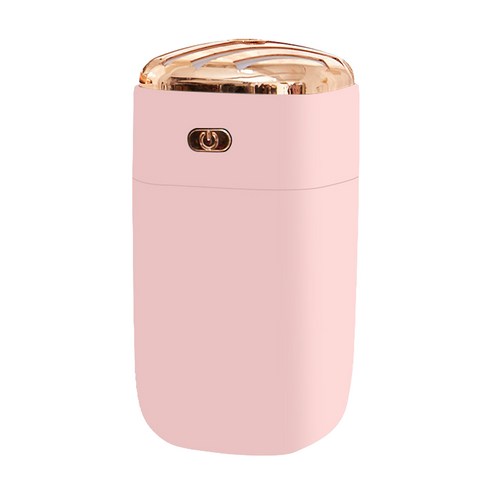 decdeal USB 충전 스트레이트 삽입 7 다채로운 분위기 미니 가습기 280ml, 핑크