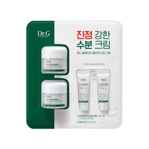 닥터지 레드 블레미쉬 클리어 수딩 크림, 10ml, 1개