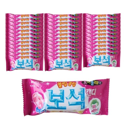 롯데제과 보석캔디 반지 사탕 딸기맛 13g, 72개