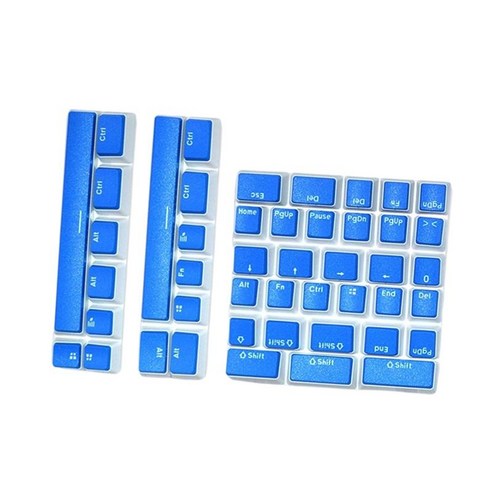 980K/K70/K90 980 680 75 84 기계식 키보드 용 푸딩 키 캡 세트, 파란색, {"사이즈":"15x10x3cm."}, {"수건소재":"플라스틱"}