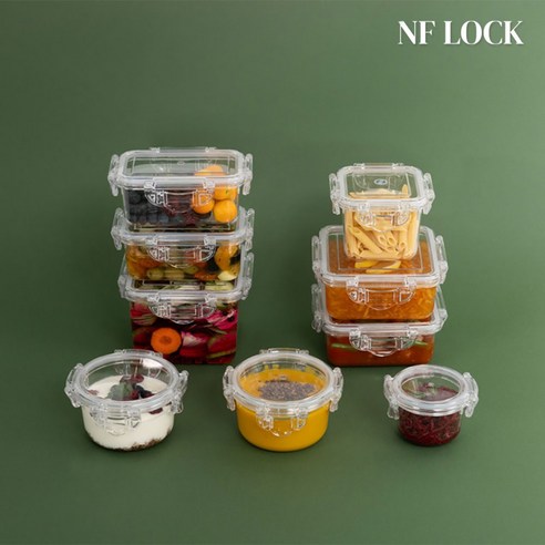 엔에프락 트라이탄 밀폐용기로 냉장고 정리 고민 끝!