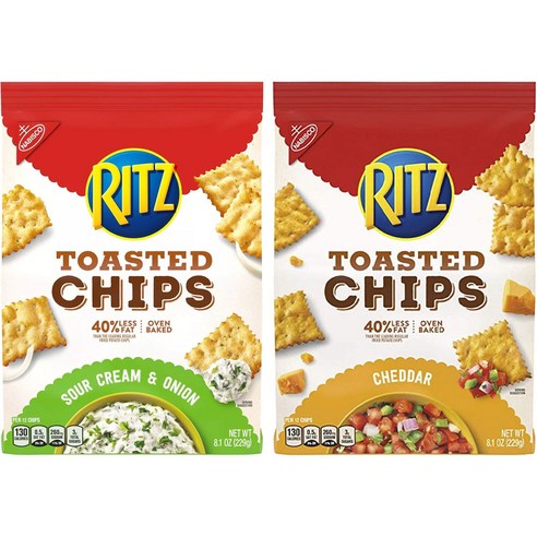 리츠 토스티드 칩 사우어 크림 & 어니언, 229g, 1개