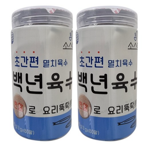 소스락 백년육수 3g x 80 / 2세트, 2개, 240g 장/소스/드레싱/식초 소스락 백년육수 3g x 80 / 2세트, 2개, 240g 장/소스/드레싱/식초