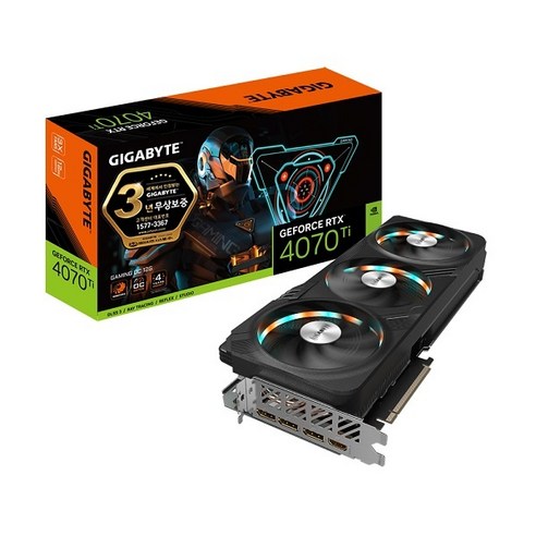 (포)GIGABYTE 지포스 RTX 4070 Ti Gaming OC D6X 12GB 제이씨현