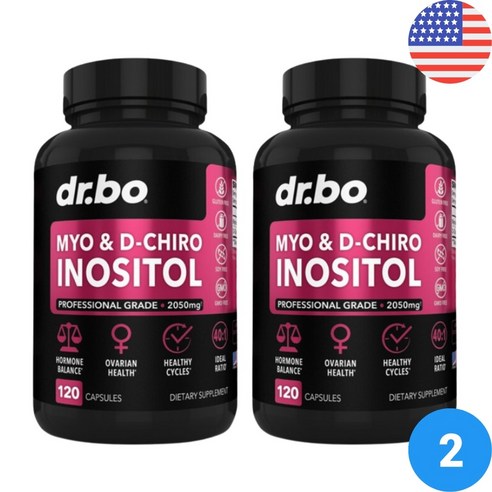 DR.BO 미오이노시톨 D-Chiro 40:1비율 PCOS 임산부 시니어 50대 비타민B8, 1개