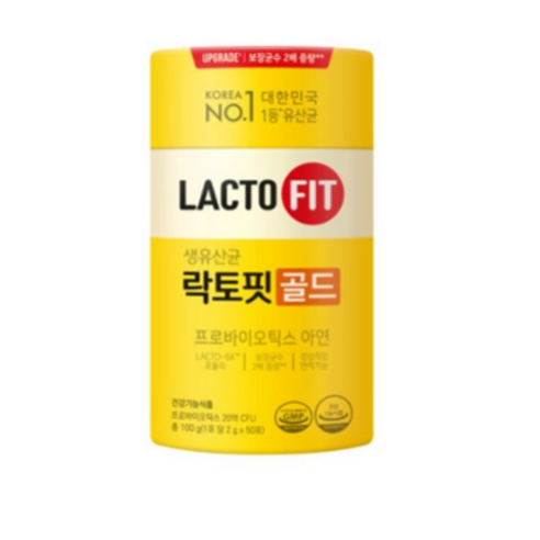 종근당건강 락토핏 골드 생유산균 50개입 100g, 3개