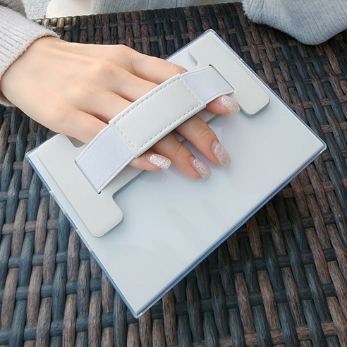 BOHO 이북리더기 가죽 스트랩 오닉스포크5 6 리프2 GO7 크레마S 모티프 페블 핸드그립, 그레이, 1개