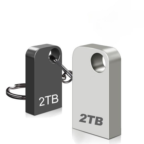 2TB USB 메모리 3.0 초소형 C타입 OTG IPX7 방수, TYPE-C 어댑터