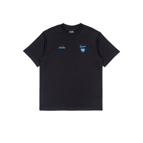 [백화점상품] 디아도라반팔티 [공식스토어] 하트 심볼 반팔 티셔츠 BLACK (D4221LRS89BLK)