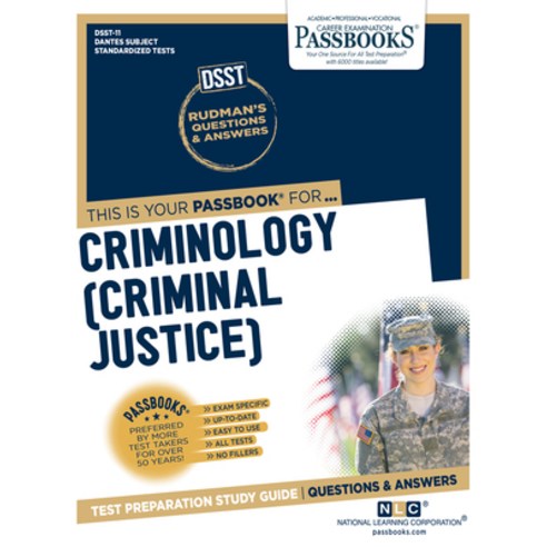 Criminology (Criminal Justice) Volume 11 Paperback, Passbooks, English, 9781731866110