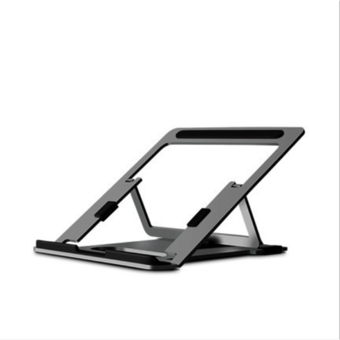 드라이브 탑 노트북 스탠드 Macbook 알루미늄 접이식 휴대용 스탠드, 다크그레이