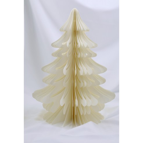 보들램 크리스마스 종이트리 인테리어 미니트리 만들기, 화이트 30cm, 1개
