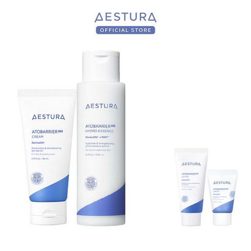 에스트라 아토베리어365 크림 2세대 80ml + 하이드로 에센스 200ml, 단일옵션