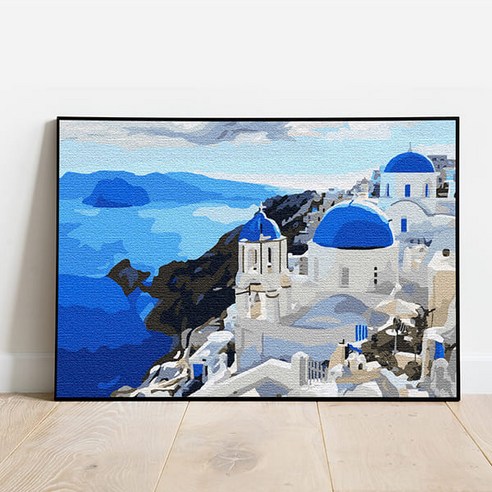 플레이어바웃 DIY 명화 그리기 세트 40 x 50 cm, 산토리니, 1개