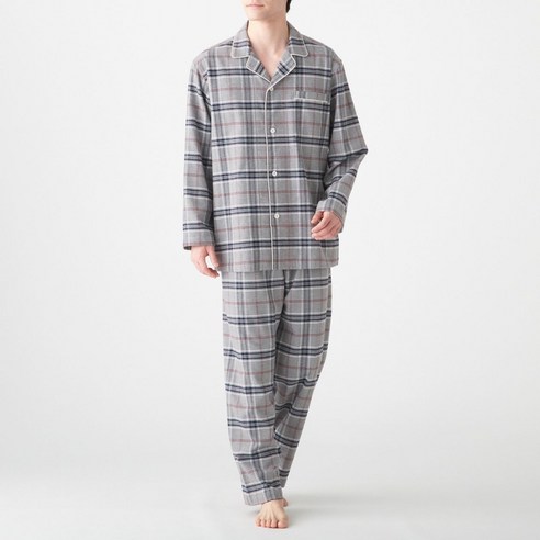 무인양품 MUJI 남성 플란넬 파자마 H9AB206