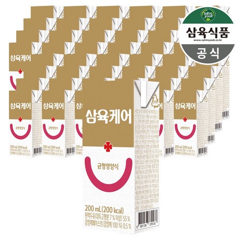 삼육케어 균형영양식, 200ml, 48개