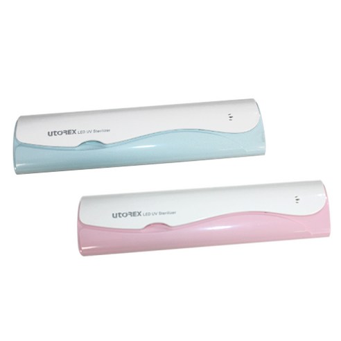 라인프렌즈 BT21 미니 휴대용 칫솔살균기 (TATA) 11 UTOREX 휴대용 칫솔살균기 삼파장 LED 자외선 살균 UTC-3060P, 핑크